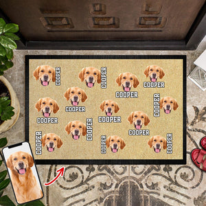 GeckoCustom Custom Photo Dog Cat Doormat K228 HN590