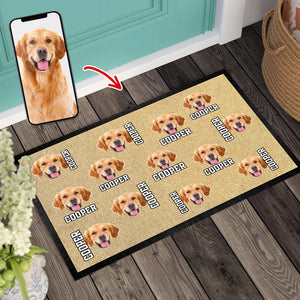 GeckoCustom Custom Photo Dog Cat Doormat K228 HN590