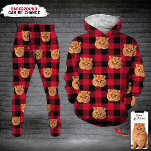 GeckoCustom Custom Photo Dog Cat For Christmas Gift Hoodie&Sweatpants N369 HN590