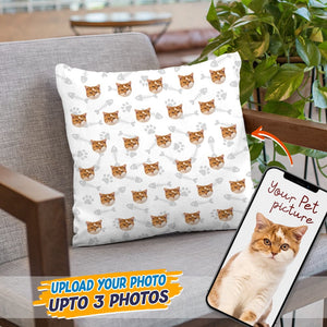 GeckoCustom Custom Photo Dog Cat For Pet Lover Pillow K228 HN590