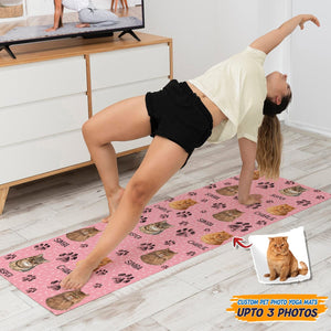 GeckoCustom Custom Photo Dog Cat For Pet Lover Yoga Mats T286 HN590