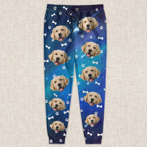 GeckoCustom Custom Photo Dog Cat Galaxy Pet Sweatpants T368 HN590