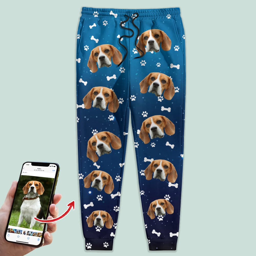 GeckoCustom Custom Photo Dog Cat Galaxy Pet Sweatpants T368 HN590