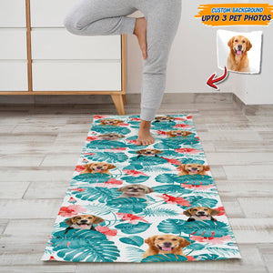 GeckoCustom Custom Photo Dog Cat Hawaii Pet Yoga Mats T286 HN590 23" x 73" (58cm x 183cm)