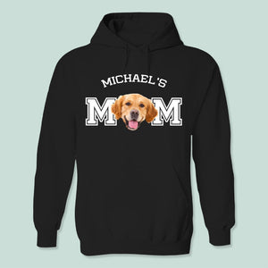 GeckoCustom Custom Photo Dog Cat Mom Shirt K228 HN590 Pullover Hoodie / Black Colour / S