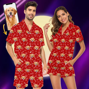 GeckoCustom Custom Photo Dog Cat Short Pajamas Christmas Gift K228 HN590