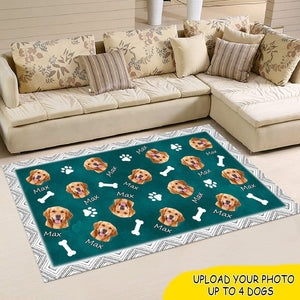 GeckoCustom Custom Photo Dog Lover Gift Indoor Rug, HN590