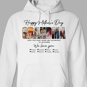 GeckoCustom Custom Photo Happy Mother's Day Grandma Gift From Grandkids Shirt N304 889059