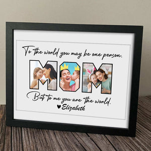 GeckoCustom Custom Photo Happy Mother's Day To Mom Picture Frame K228 889073 8"x10"