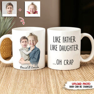 GeckoCustom Custom Photo Like Mother Like Child Family Mug N369 HN590