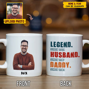 GeckoCustom Custom Photo Mommy Legend Family Mug N304 HN590