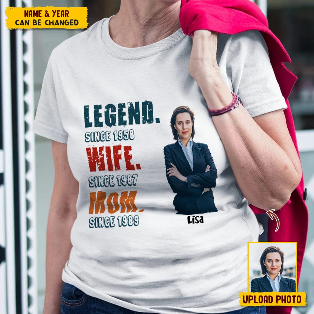 GeckoCustom Custom Photo Mommy Legend Shirt Family N304 HN590