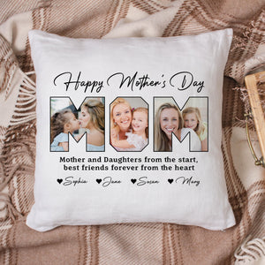 GeckoCustom Custom Photo Mother And Children Best Friends Forever Pillow N304 889135