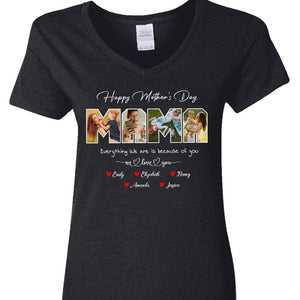 GeckoCustom Custom Photo Mother And Daughters Dark Shirt K228 889094