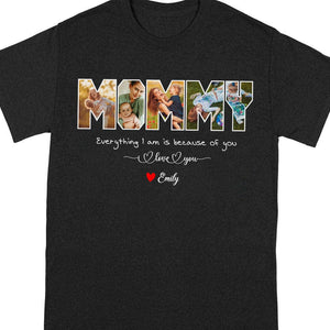 GeckoCustom Custom Photo Mother And Daughters Dark Shirt K228 889094