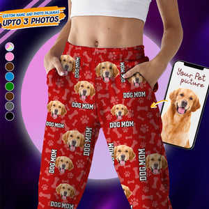 GeckoCustom Custom Photo Name Paw Dog Cat Pajamas K228 HN590