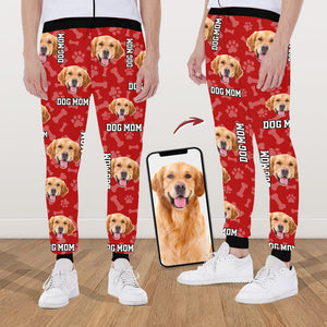 GeckoCustom Custom Photo Name Paw Dog Cat Sweatpants K228 HN590