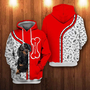 GeckoCustom Dachshund/Upload Image Dog Hoodie HN590