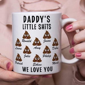 GeckoCustom Daddy's Little Shits Custom Mug