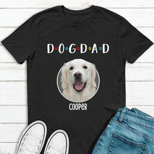 GeckoCustom Dog Dad/Mom Personalized Custom Dog Photo Shirt H487