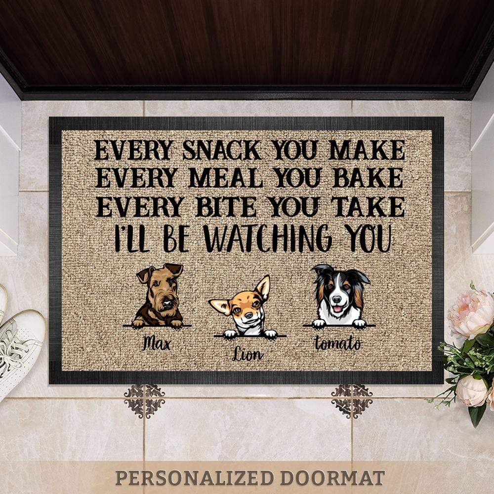 GeckoCustom Every Snack You Make Cartoon Dog, Housewarming Gift, Home Decoration, Dog Lover Gift HN590