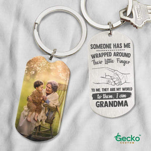 GeckoCustom Family Metal Keychain HN590