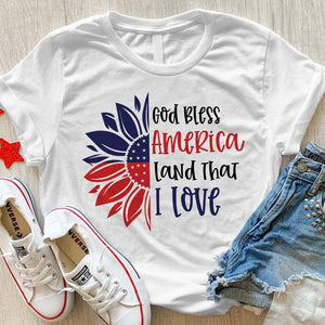 GeckoCustom God Bless America American Shirt, HN590