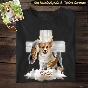 GeckoCustom God hug Shirt, Custom Photo Shirt, dog love shirt, memories dog, shirt HN590 Premium Tee (Favorite) / P Black / S