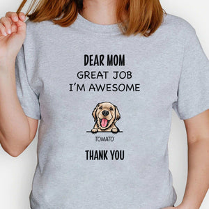 GeckoCustom Great Job Personalized Custom Dog Bright Shirt C347