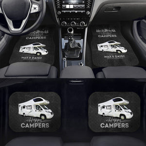 GeckoCustom Happy Campers Car Mats, Upload Photo Car, HN590