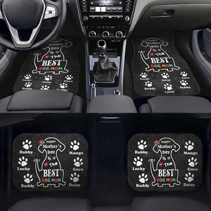 GeckoCustom Happy Father's Day To The Best Dog Dad Dog Lover Car Mats, HN590