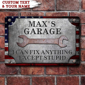 GeckoCustom I Can Fix Any Thing Car Metal Sign HN590