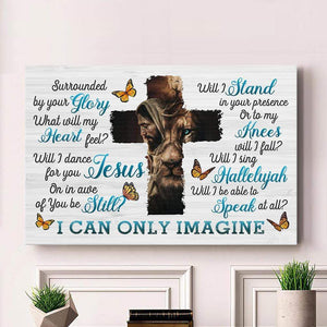 GeckoCustom I Can Only Image Jesus Canvas HN590