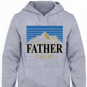 GeckoCustom It's A Father Figure Father's Day Gift Family Shirt, HN590 Pullover Hoodie / Sport Grey Color / S