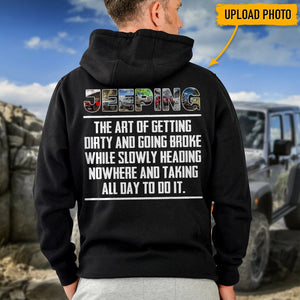 GeckoCustom Jeeping Upload Photo Back Car Shirt N304 HN590