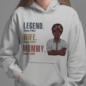 GeckoCustom Legend Wife Mommy Since Years T Shirt