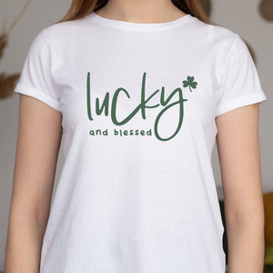 GeckoCustom Lucky And Blessed  St Patrick's Day Custom Shirt