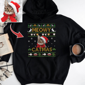 GeckoCustom Meowy Catmas Sweatshirt Hoodie Premium Shirt HN590