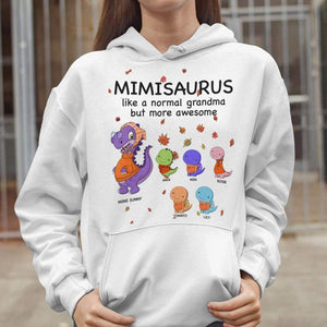 GeckoCustom Mimisaurus Like A Normal Grandma Family Shirt