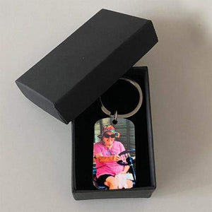 GeckoCustom Mom Grandma Custom Year Photo Birthday Keychain