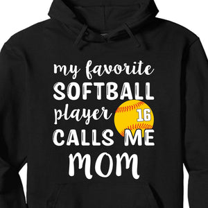 GeckoCustom My Favorite Softball Player Personalized Custom Softball Shirts C497