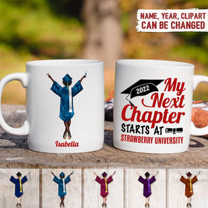 GeckoCustom My Next Chapter Start Graduation Mug, HN590