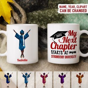 GeckoCustom My Next Chapter Start Graduation Mug, HN590