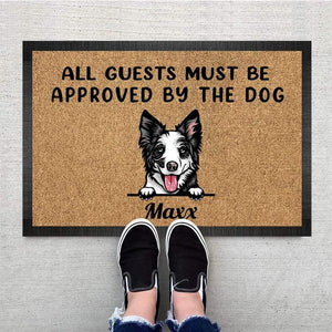 GeckoCustom No Need To Knock Doormat, Dog Lover Gift, Custom Quotes HN590