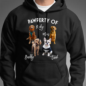 GeckoCustom Pawperty Of My Dogs Pet Photo Shirt C169