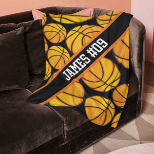 GeckoCustom Personalized Custom Basketball Blanket H533