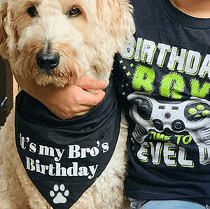 GeckoCustom Personalized Custom Dog Bandana, Custom Text, Dog Lover Gift