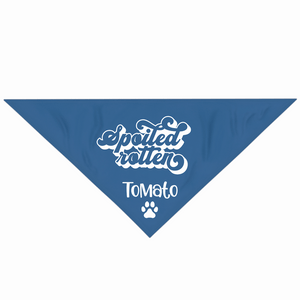 GeckoCustom Personalized Custom Dog Bandana, Handsome Devil, Sloopy Kisser Dog Bandana, Dog Lover Gift