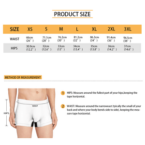 GeckoCustom Personalized Upload Photo Underwear Men's Boxer Briefs Classic  N369 HN590