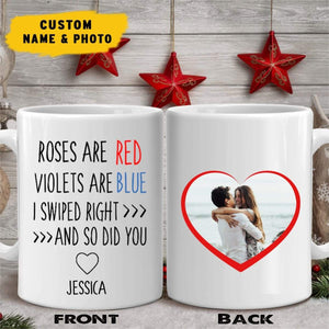 GeckoCustom Roses Are Red Violets Are Blue Custom Mug 11oz